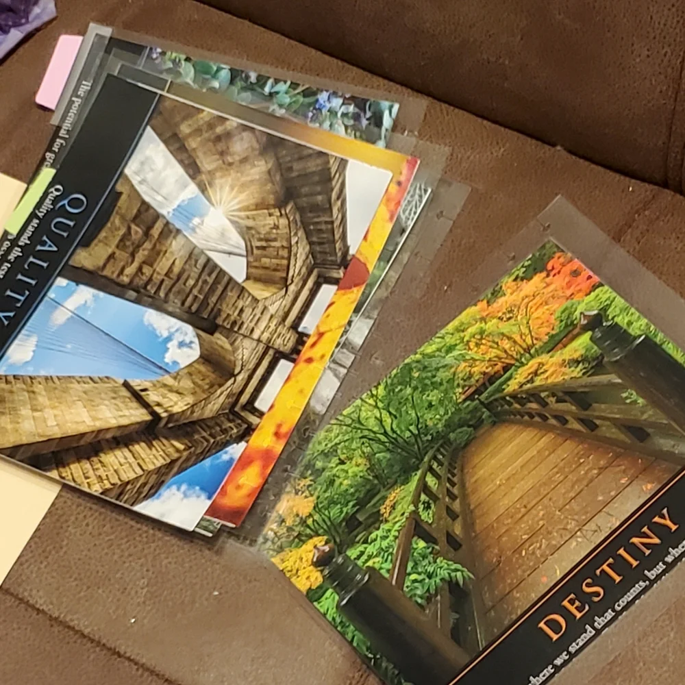 Homemade cover and 4 dashboards/dividers for a classic size disc bound planner